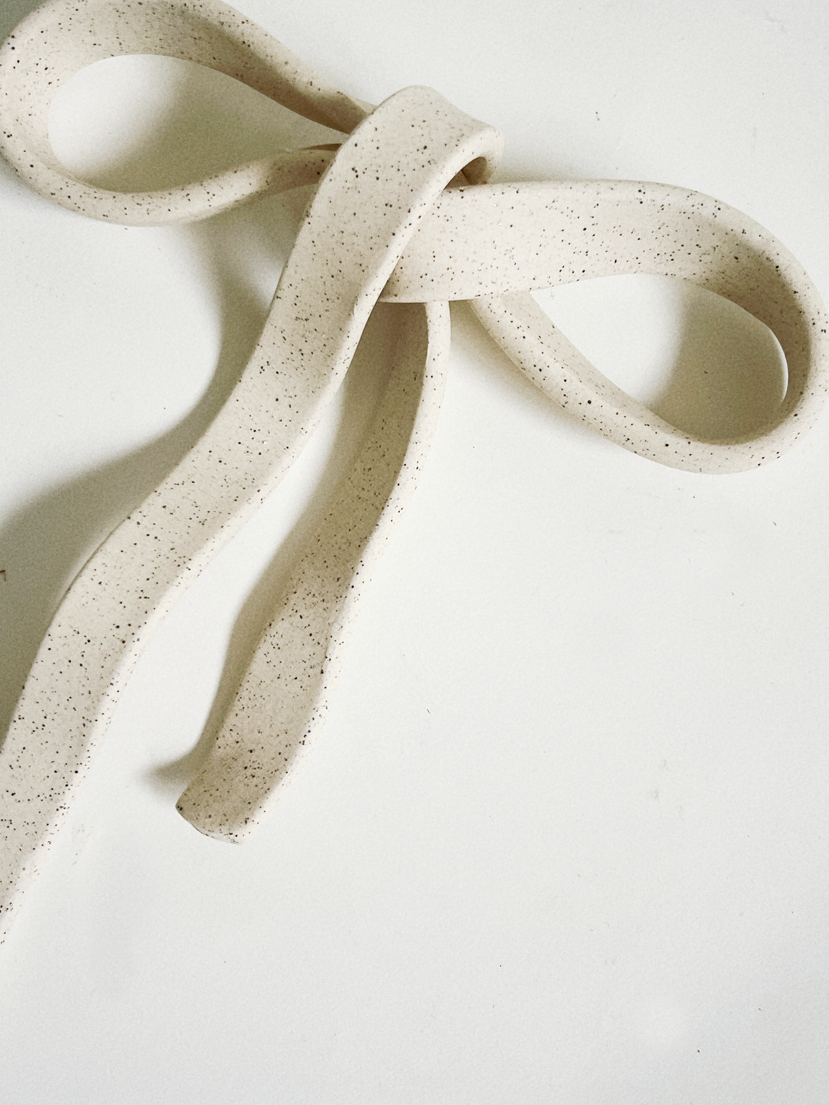 Clay Object 101 - Soft Bows Handmade Ceramics Wall Hanging