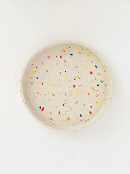 Elevate your dining experience with our 7" hand-painted and handmade ceramic dinner plates. With a mix and match of fun designs, each plate is a unique piece of art for your table. Add a touch of whimsy to your meals and impress your guests with these eye-catching plates.