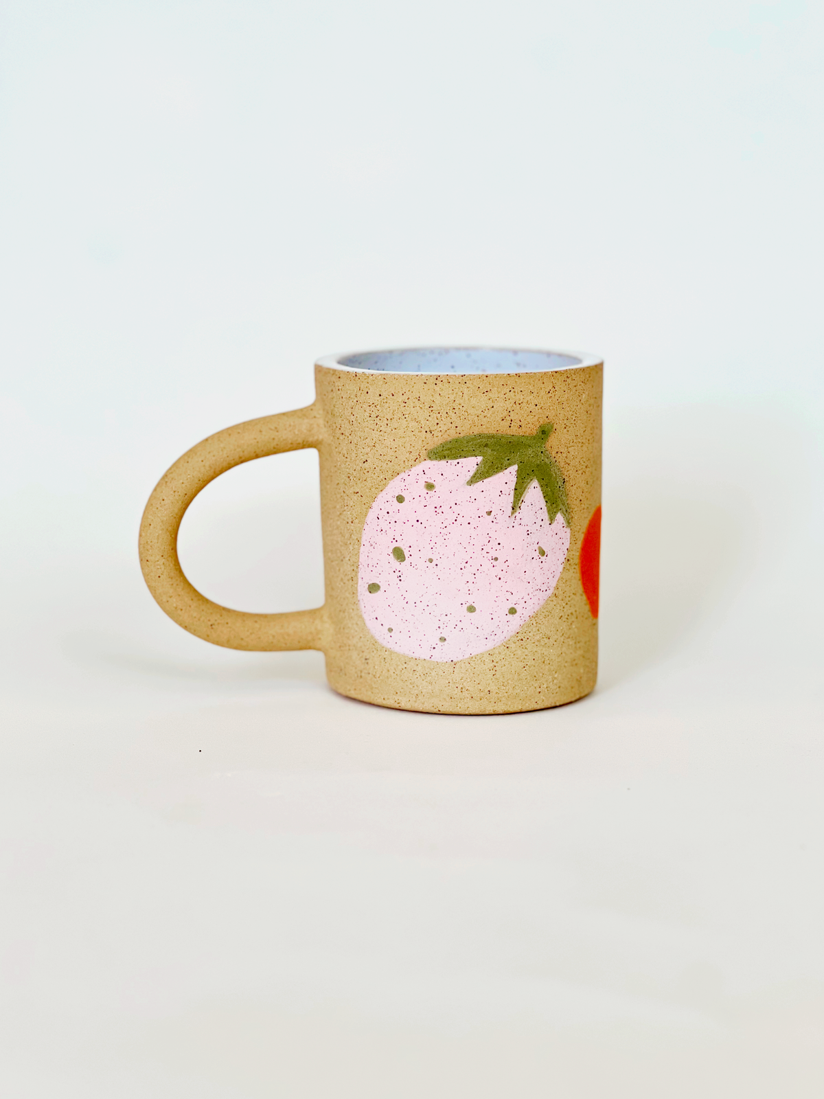 Large Fruits Handmade Ceramic Mug