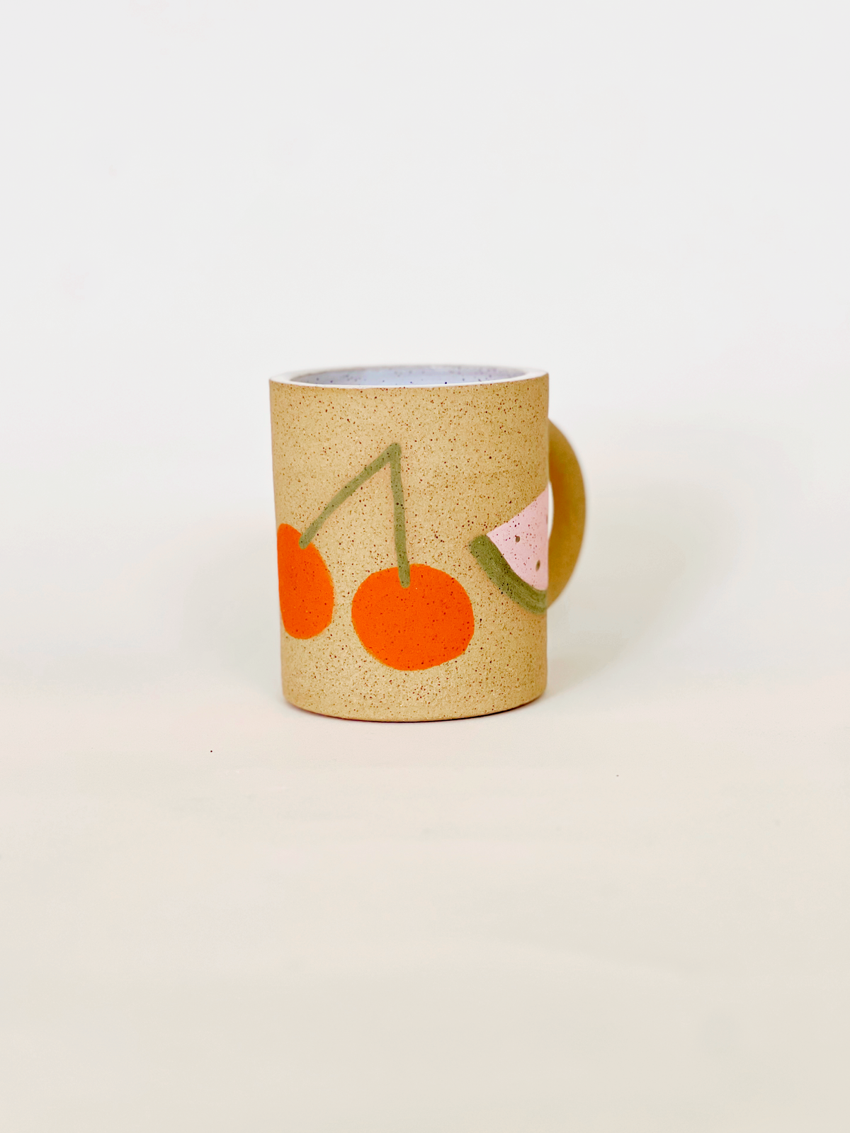 Large Fruits Handmade Ceramic Mug