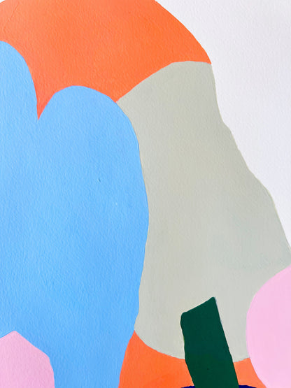 Memory Fields Painting 03 - Tree Friends