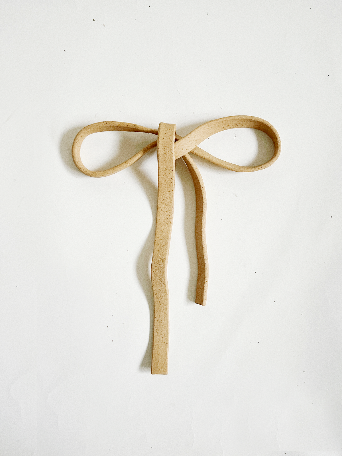 Clay Object 101 -  Soft Bows Handmade Ceramics Wall Hanging