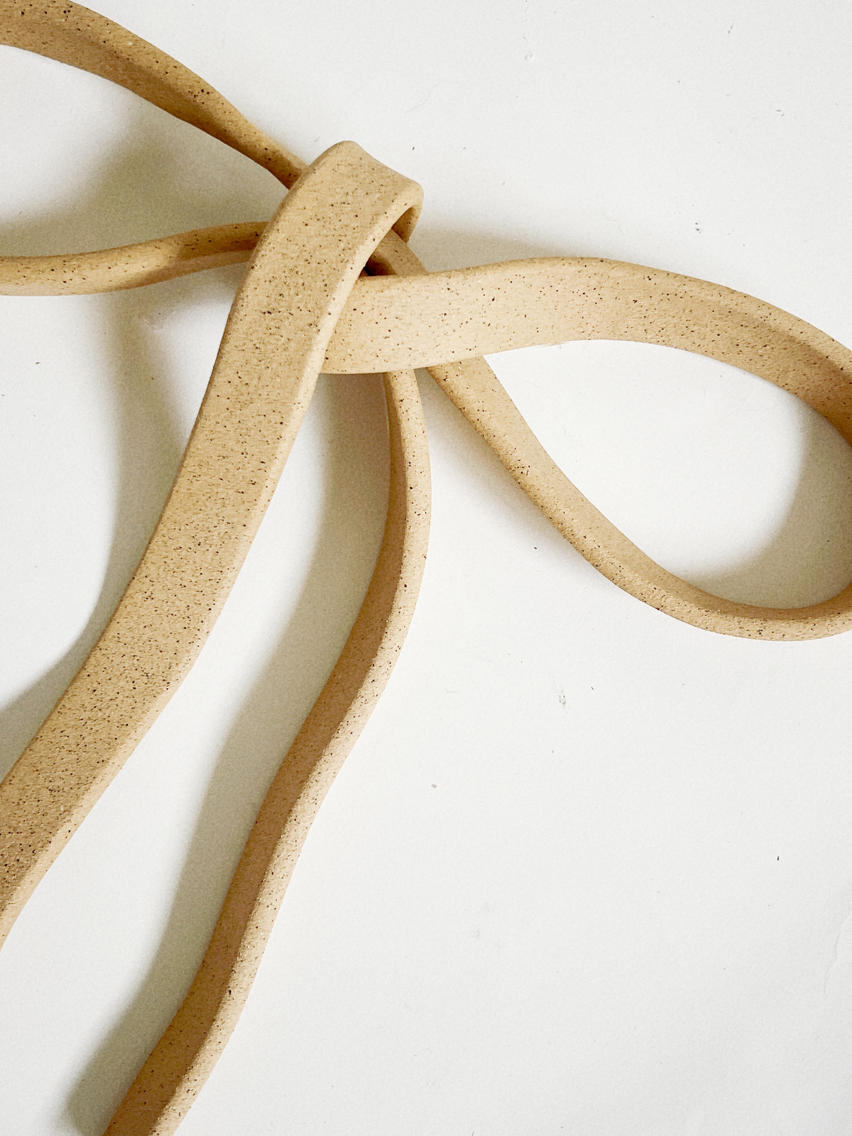 Clay Object 101 -  Soft Bows Handmade Ceramics Wall Hanging