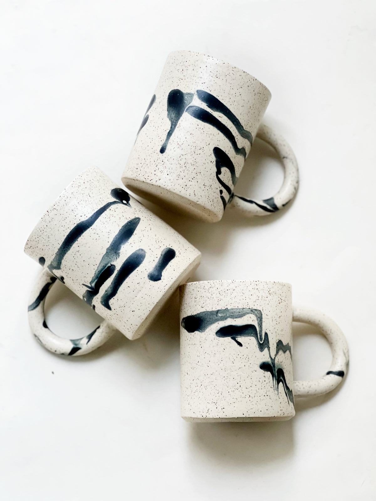 Large Matte Soft Clouds Handmade Ceramics Mug