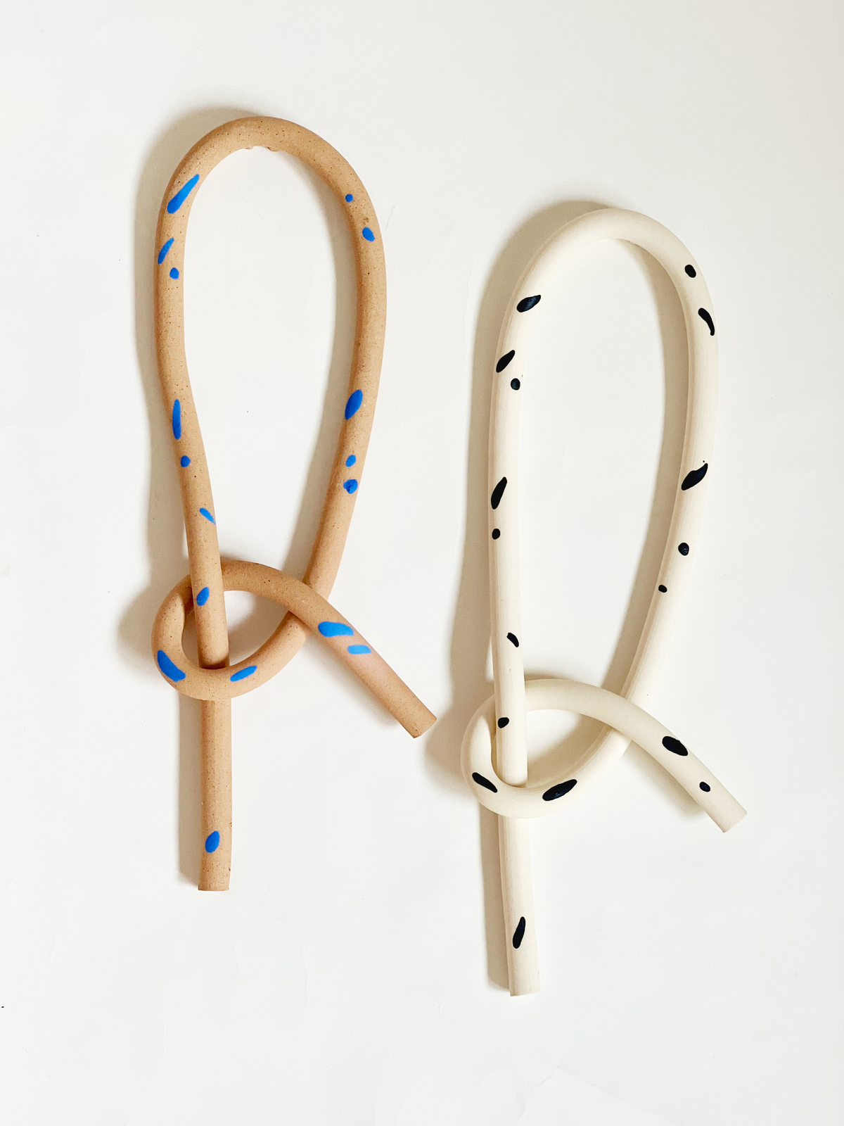 Clay Object 25 -  Dots Long Knot