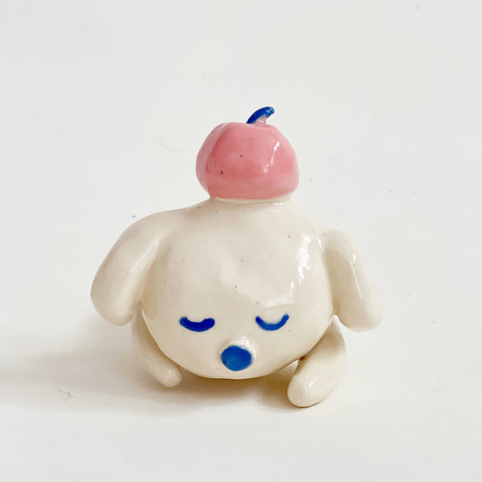 "Something Little" Project 02- Little Four eyes and friends Handmade and Hand-painted Ceramics Sculpture