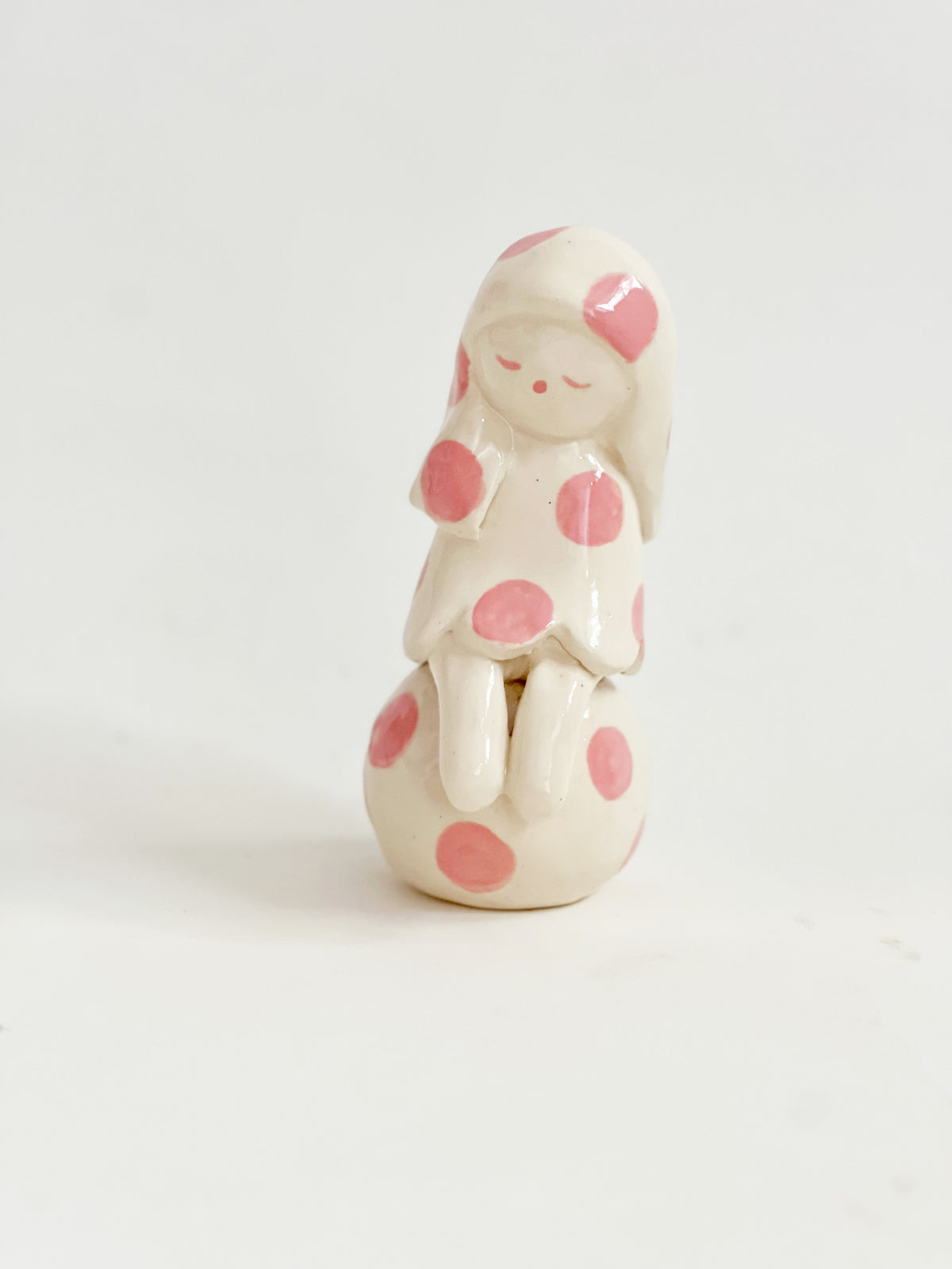 "Something Little" Project 02- Little Four eyes and friends Handmade and Hand-painted Ceramics Sculpture