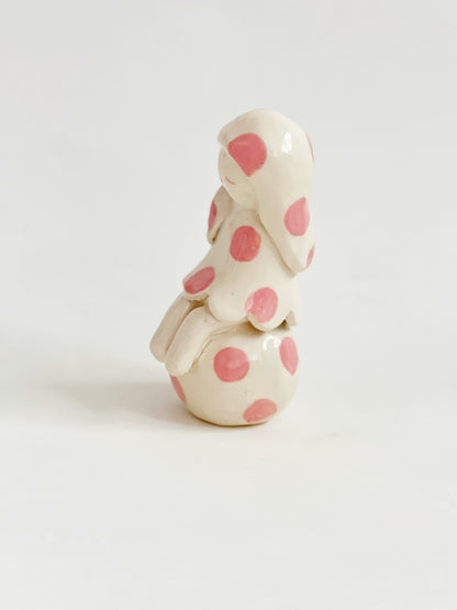 "Something Little" Project 02- Little Four eyes and friends Handmade and Hand-painted Ceramics Sculpture