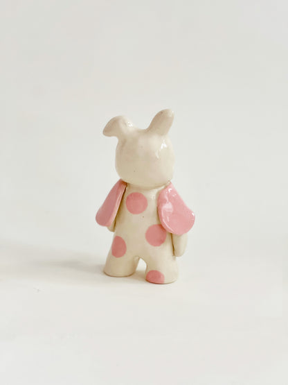 "Something Little" Project 02- Little Four eyes and friends Handmade and Hand-painted Ceramics Sculpture