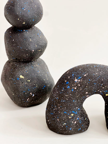 Hand built funfetti Sculpture