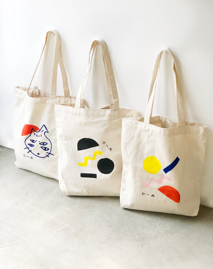 Hand Painted Blocks Tote Bag