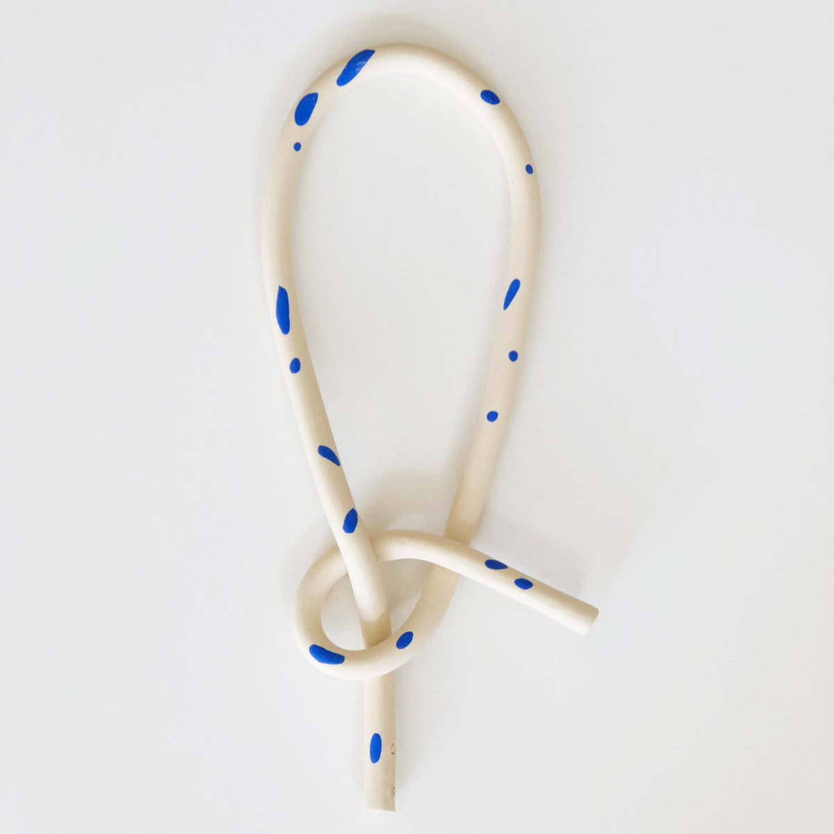 Clay Object 25 -  Dots Long Knot