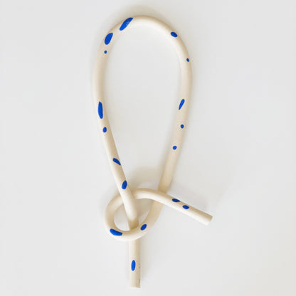 Clay Object 25 -  Dots Long Knot
